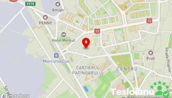 hartă a EXA-TRADE - Magazin si service STIHL Furnizor de echipamente agricole în Miercurea Ciuc