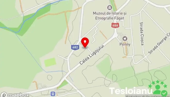 hartă a Făget  în Făget