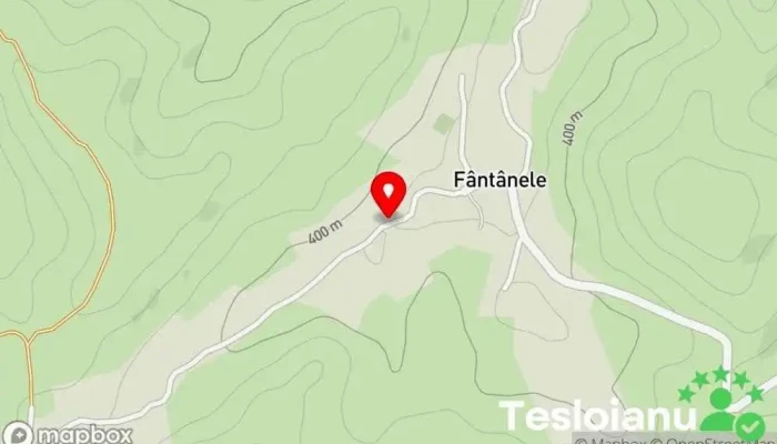 hartă a Fântânele  în Fântânele
