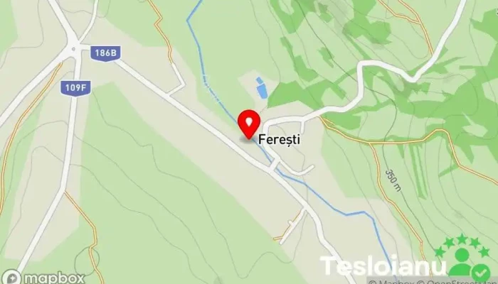 hartă a Ferești  în Ferești