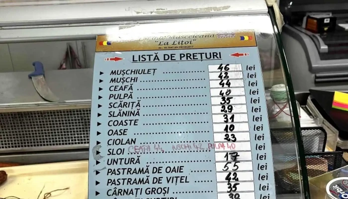 Ferma Musceleana La Litoi Meniu - Valea Mare Pravăț