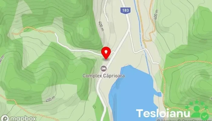 hartă a Firiza Baia Mare Zonă pentru excursii în Firiza