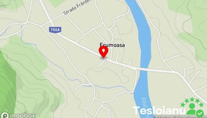 hartă a Frumoasa  în Frumoasa