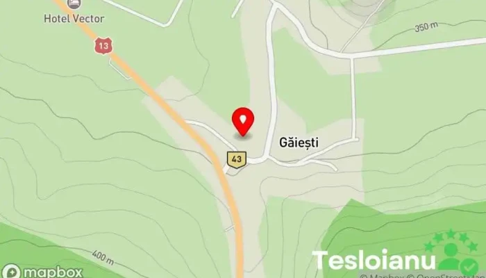 hartă a Găiești  în Găiești