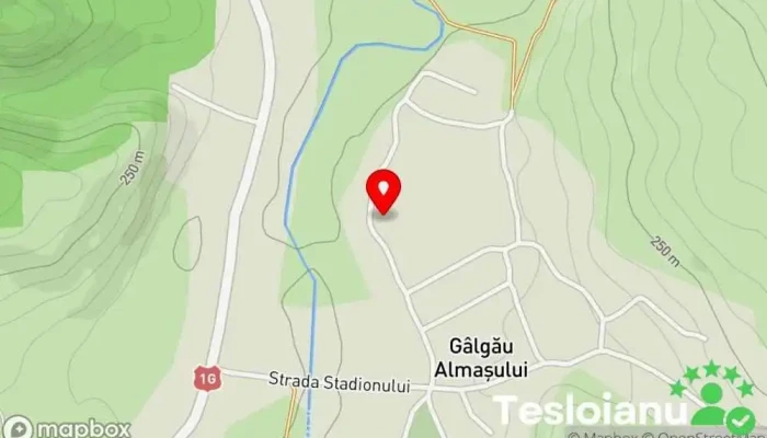 hartă a Gâlgău Almașului  în Gâlgău Almașului