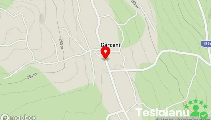 hartă a Gârceni  în Gârceni