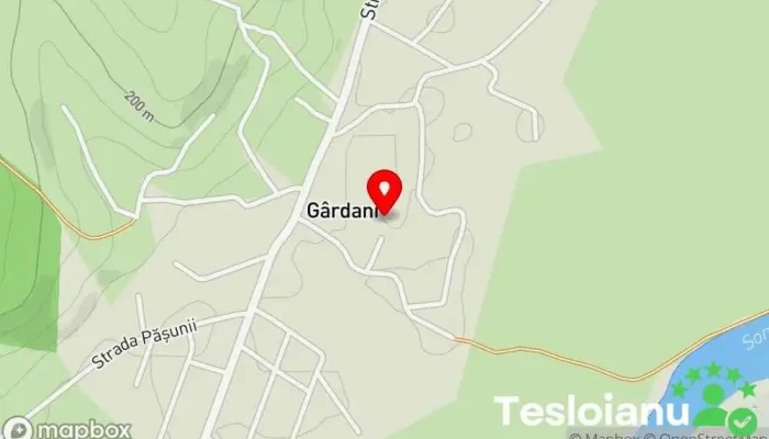hartă a Gârdani  în Gârdani