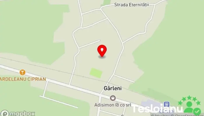 hartă a Gârleni  în Gârleni