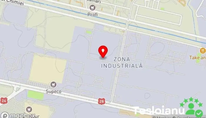 hartă a Gederex Engineering SRL Atelier de fabricare piese în Iași