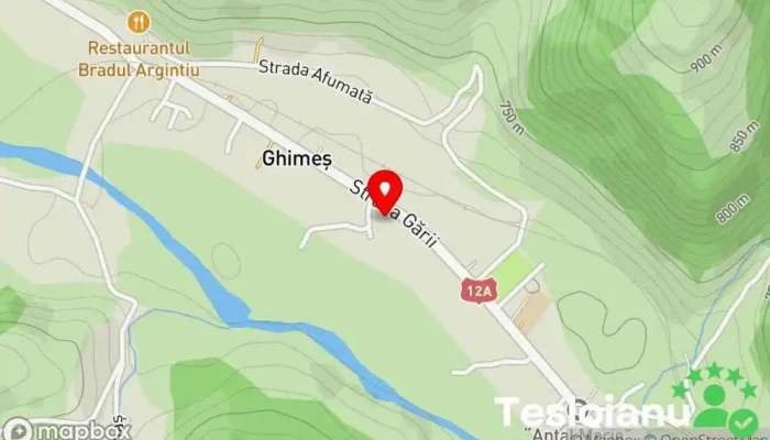 hartă a Ghimeș  în Ghimeș