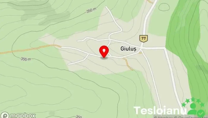 hartă a Giuluş  în Giuluş