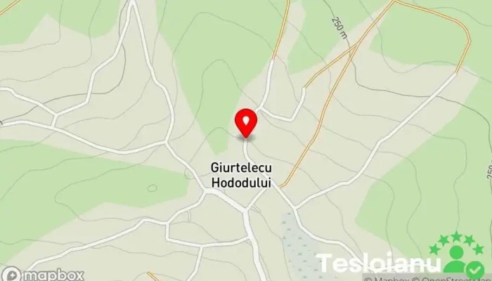hartă a Giurtelecu Hododului  în Giurtelecu Hododului