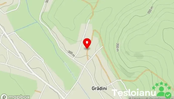 hartă a Grădini  în Grădini