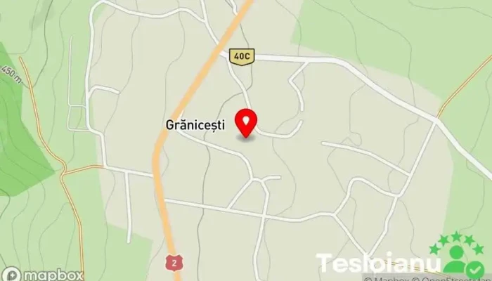 hartă a Grănicești  în Grănicești
