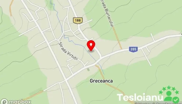 hartă a Greceanca  în Greceanca