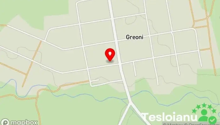 hartă a Greoni  în Greoni