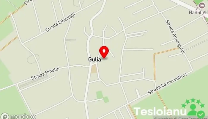 hartă a Gulia  în Gulia