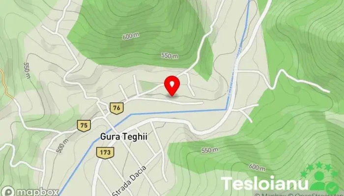 hartă a Gura Teghii  în Gura Teghii