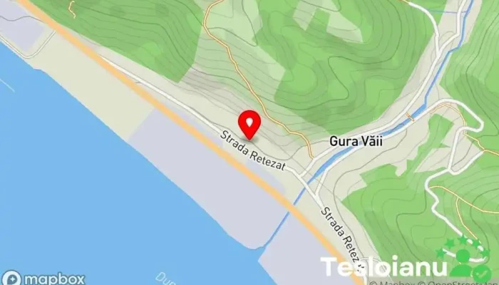 hartă a Gura Văii  în Gura Văii