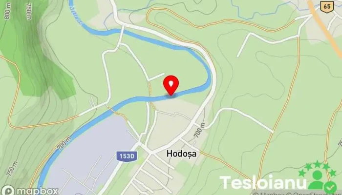 hartă a Hodoșa  în Hodoșa