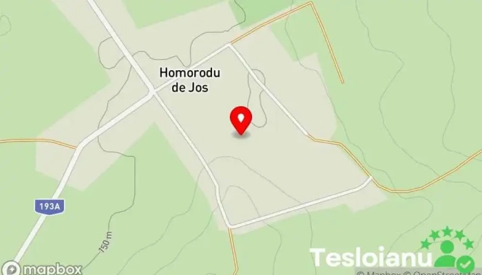 hartă a Homorodu de Jos  în Homorodu de Jos