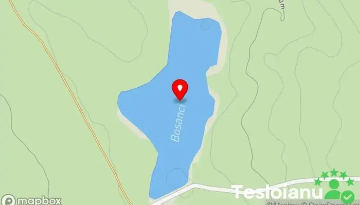 hartă a Iaz bosanci 1 Lac de pescuit în Bosanci