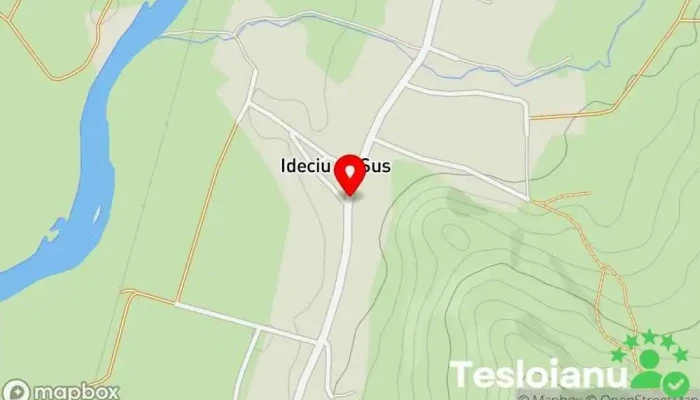 hartă a Ideciu de Sus  în Ideciu de Sus