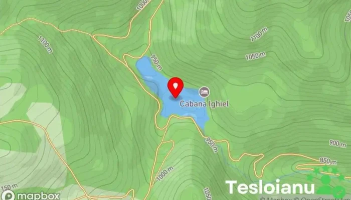 hartă a Iezerul Ighiel Lac în 