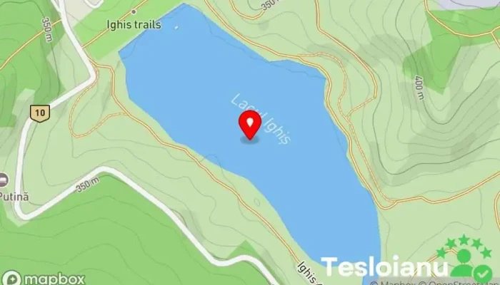hartă a Ighiș Lac în 