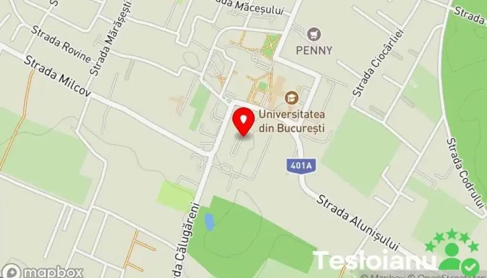 hartă a Institutul Național pentru Fizica Laserilor, Plasmei și Radiației Institut de cercetare în Măgurele