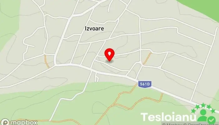 hartă a Izvoare  în Izvoare
