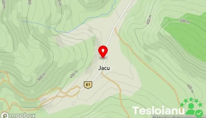 hartă a Jacu  în Jacu