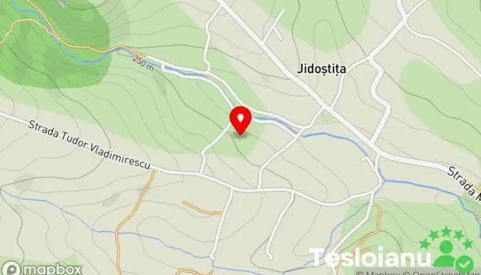 hartă a Jidoștița  în Jidoștița
