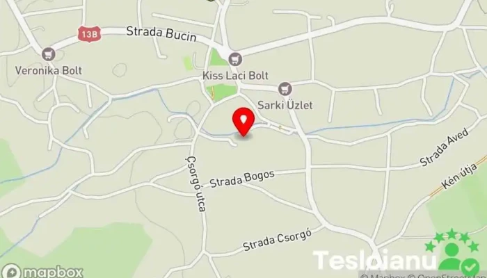 hartă a Joseni  în Joseni