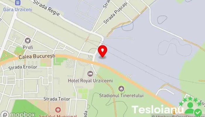 hartă a Kaufland Urziceni Supermarket, Brutărie, Magazin de brânzeturi, Supermarket cu reduceri, Magazin de fructe și legume, Aprozar, Magazin alimentar cu produse organice în Urziceni