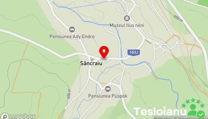 hartă a Kecskés Kúria - Curia Căprița Pensiune de familie în Sâncraiu