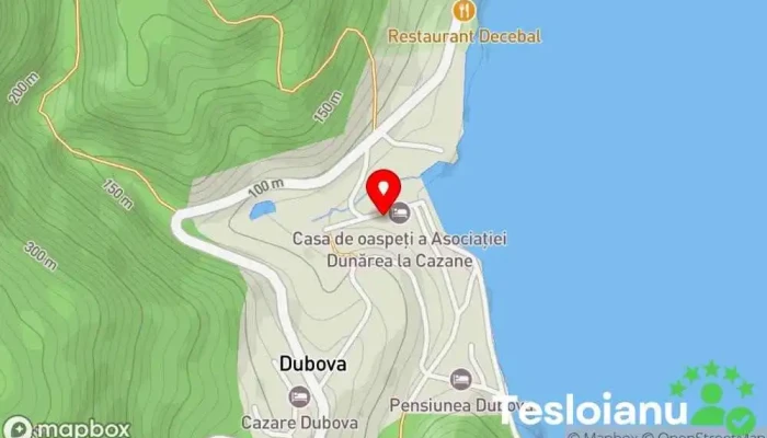 hartă a La Casuță Cazare la gazdă în Dubova