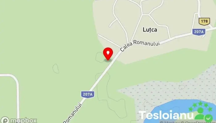 hartă a La Costel Vulcanizare Atelier de reparații auto în Luțca