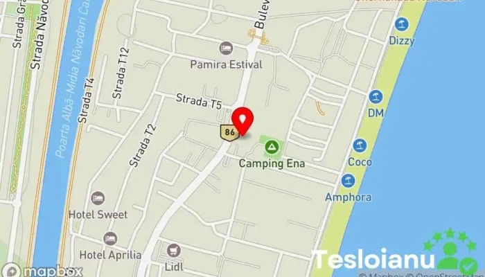 hartă a La MISU Pensiune în Mamaia-Sat