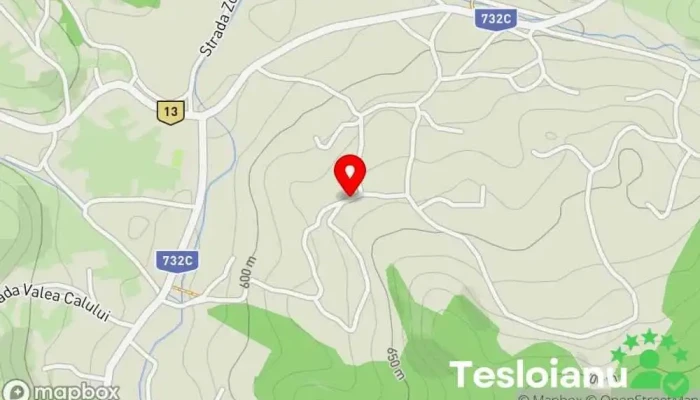 hartă a La Ticu Grădină în Bughea de Jos