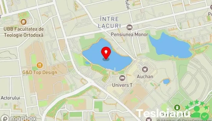 hartă a Lacul Gheorgheni Lac în Cluj-Napoca