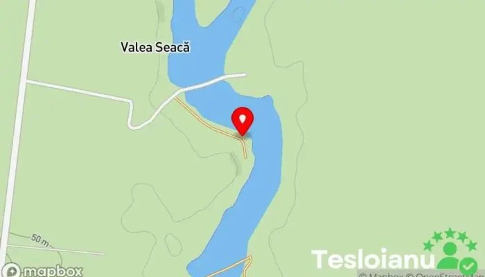 hartă a Lacul Nucetu Lac de pescuit în Nucetu