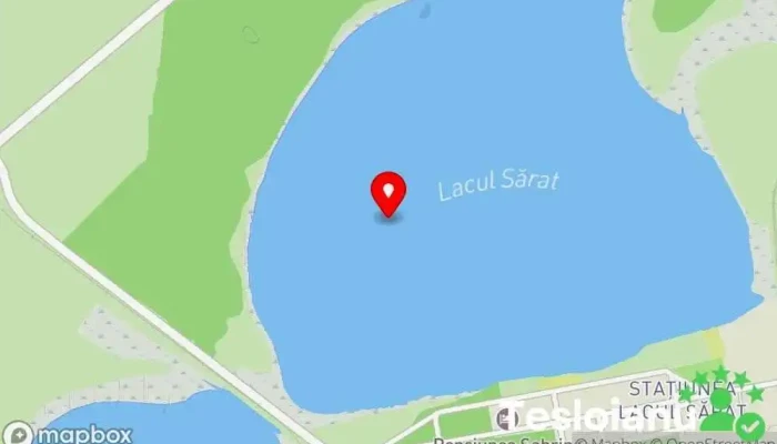 hartă a Lacul Sărat Lac în 