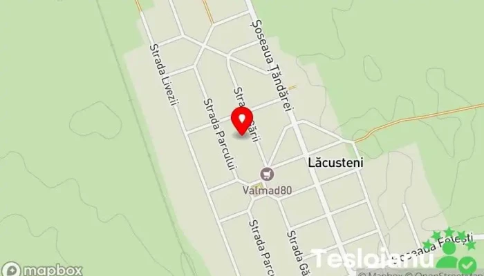 hartă a Lăcusteni  în Lăcusteni