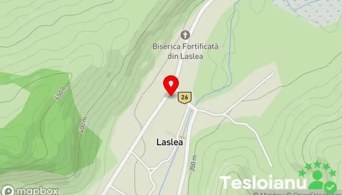 hartă a Laslea  în Laslea
