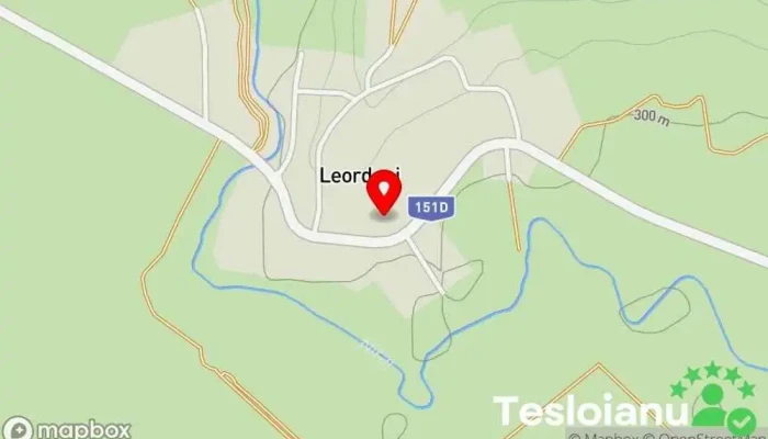 hartă a Leordeni  în Leordeni