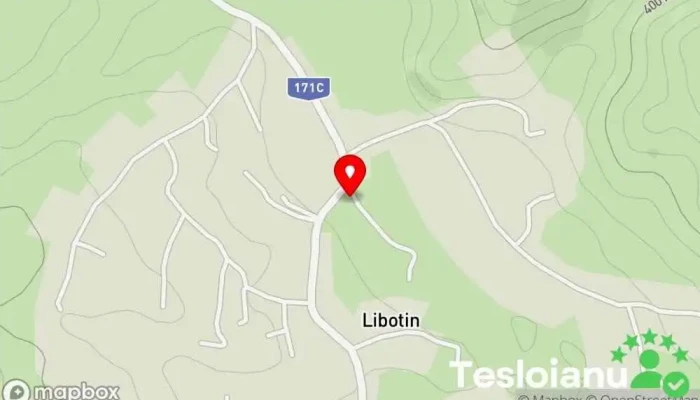 hartă a Libotin  în Libotin