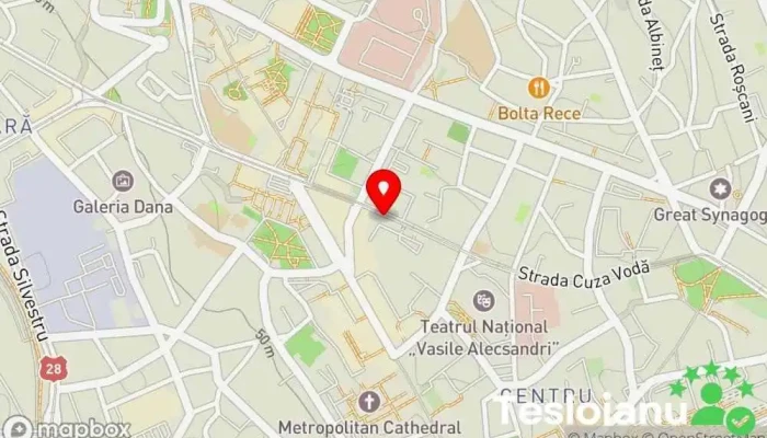 hartă a LivKey deschideri auto Lăcătuș în Iași