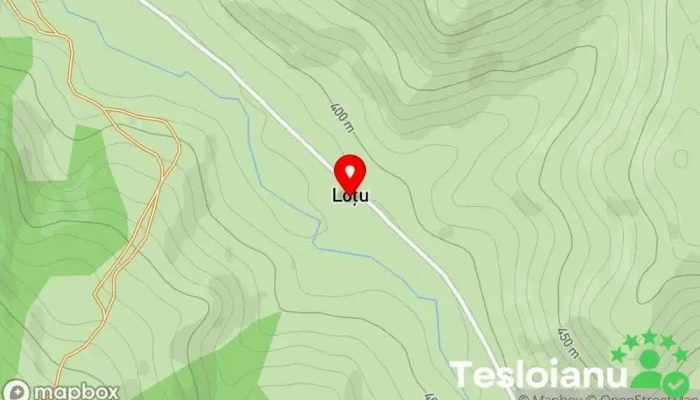 hartă a Loțu  în Loțu