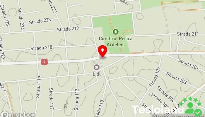 hartă a Lukoil Benzinărie, Magazin în Pecica